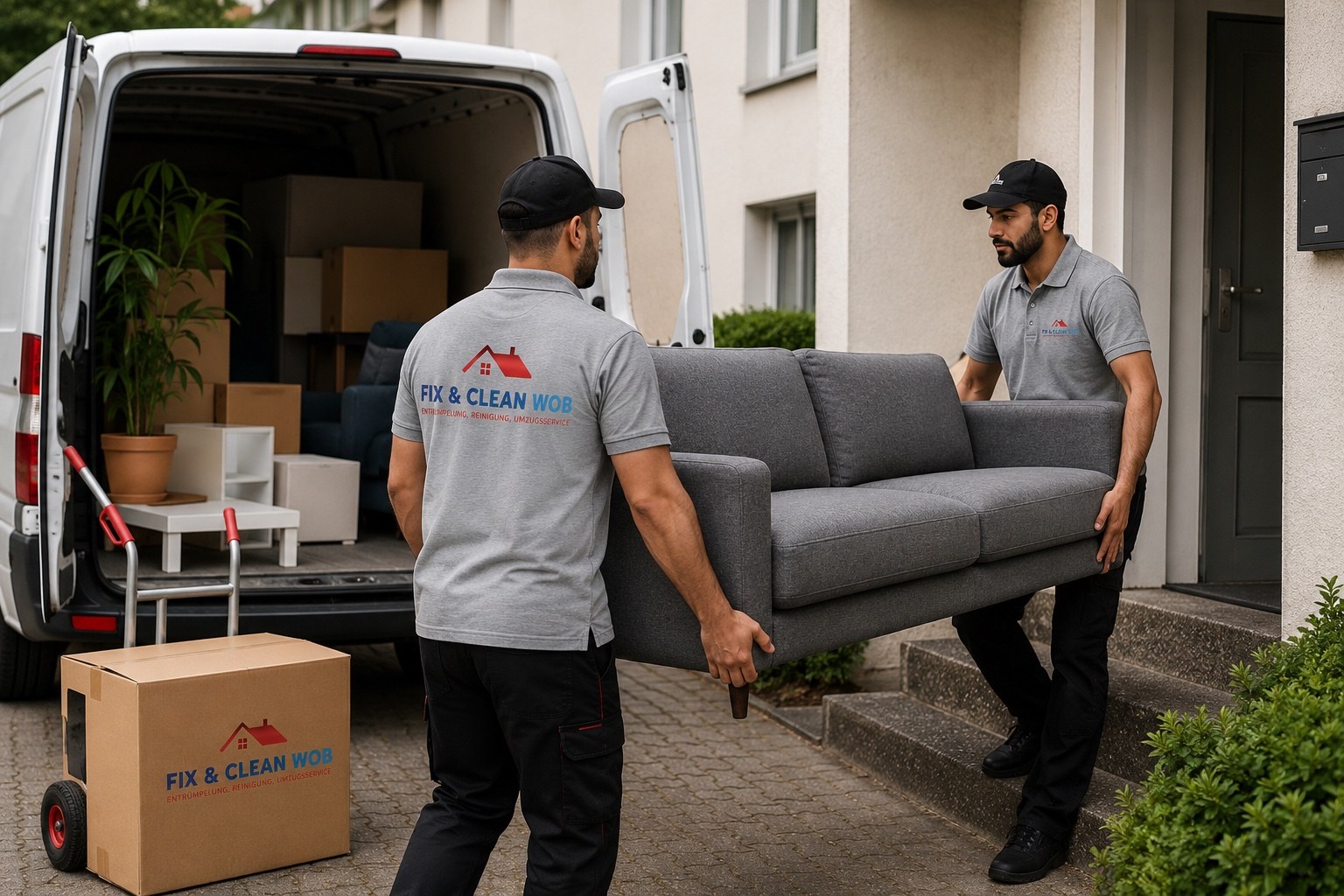 Kleintransport und Tragehilfe beim Möbeltransport
